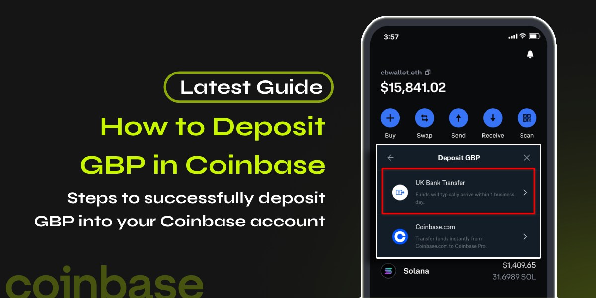 How to Deposit GBP in Coinbase