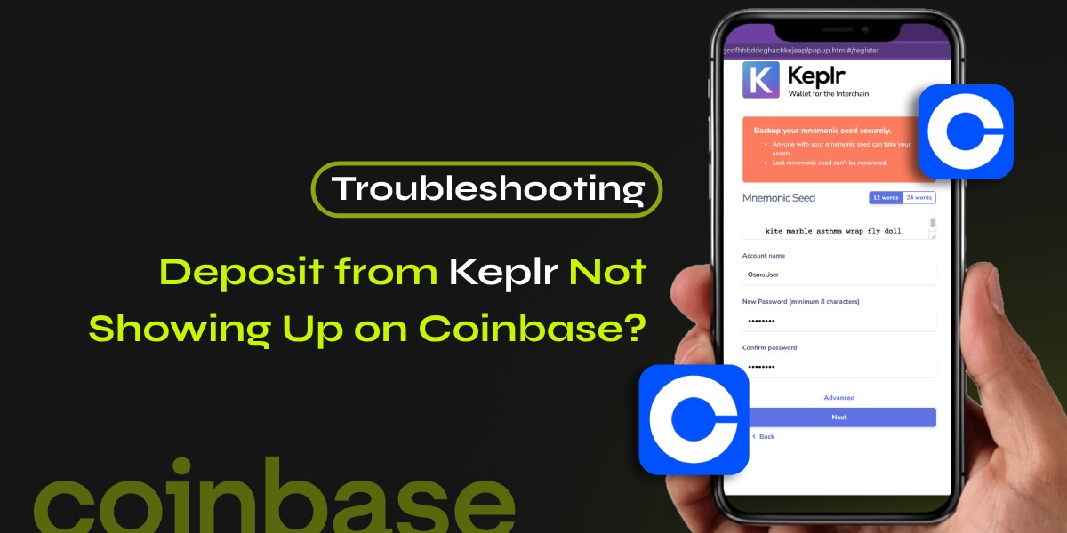 How To Deposit from Keplr Not Showing Up on Coinbase