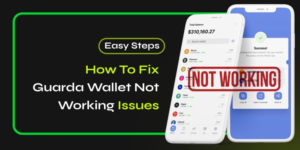 How To Fix Guarda Wallet Not Working Issues [Easy Steps]