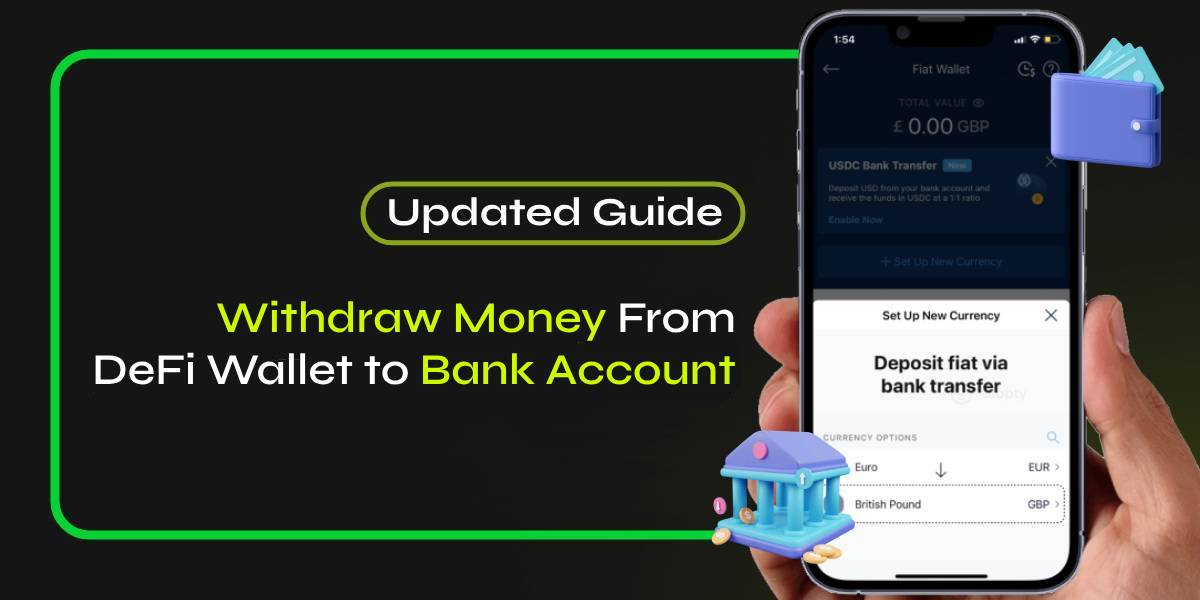 Withdraw Money From DeFi Wallet to Bank Account