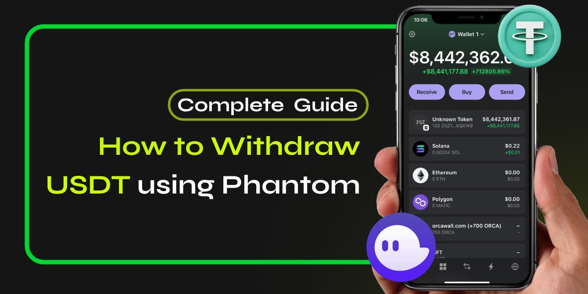 withdraw USDT using Phantom