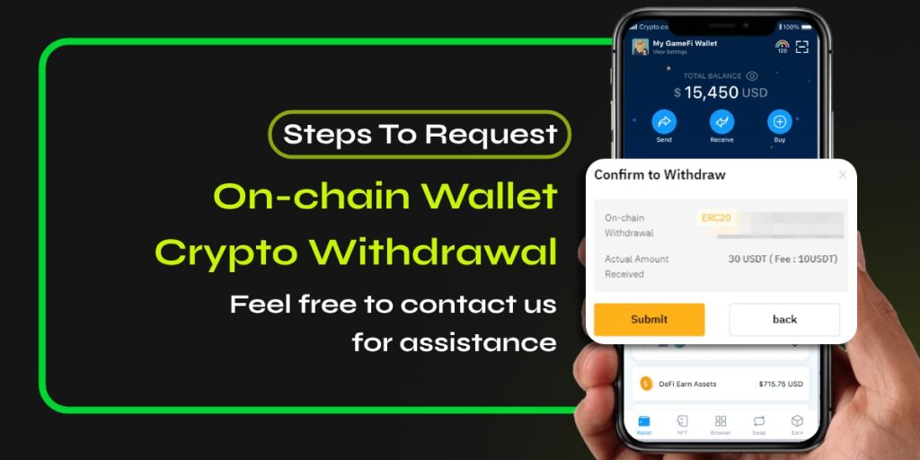 On-chain Wallet Crypto Withdrawal Request Process [Latest Steps]