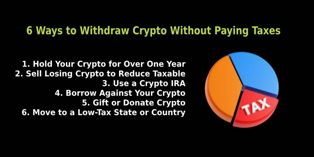 6 Ways to Withdraw Crypto Without Paying Taxes