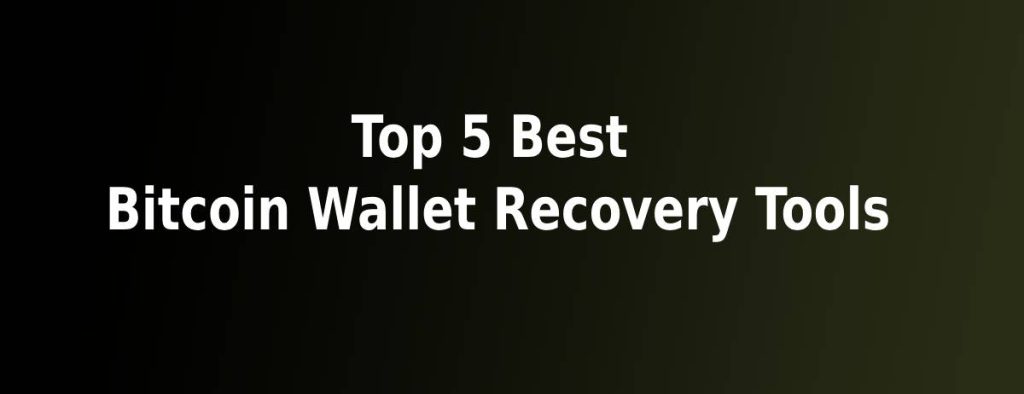 Top 5 Best Bitcoin Wallet Recovery Tools