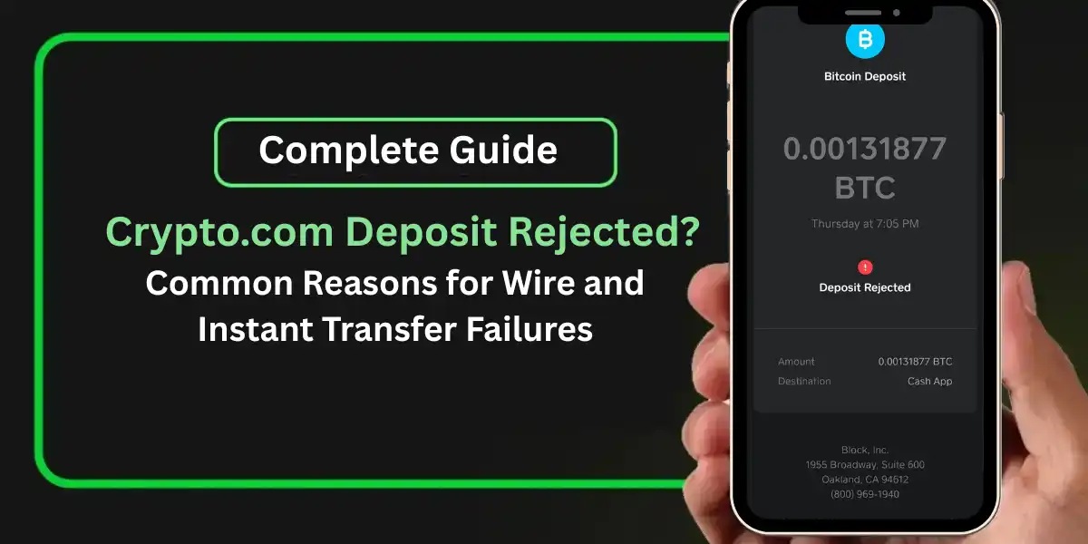 Fix your Crypto.com wire transfer rejected and deposit failure problems