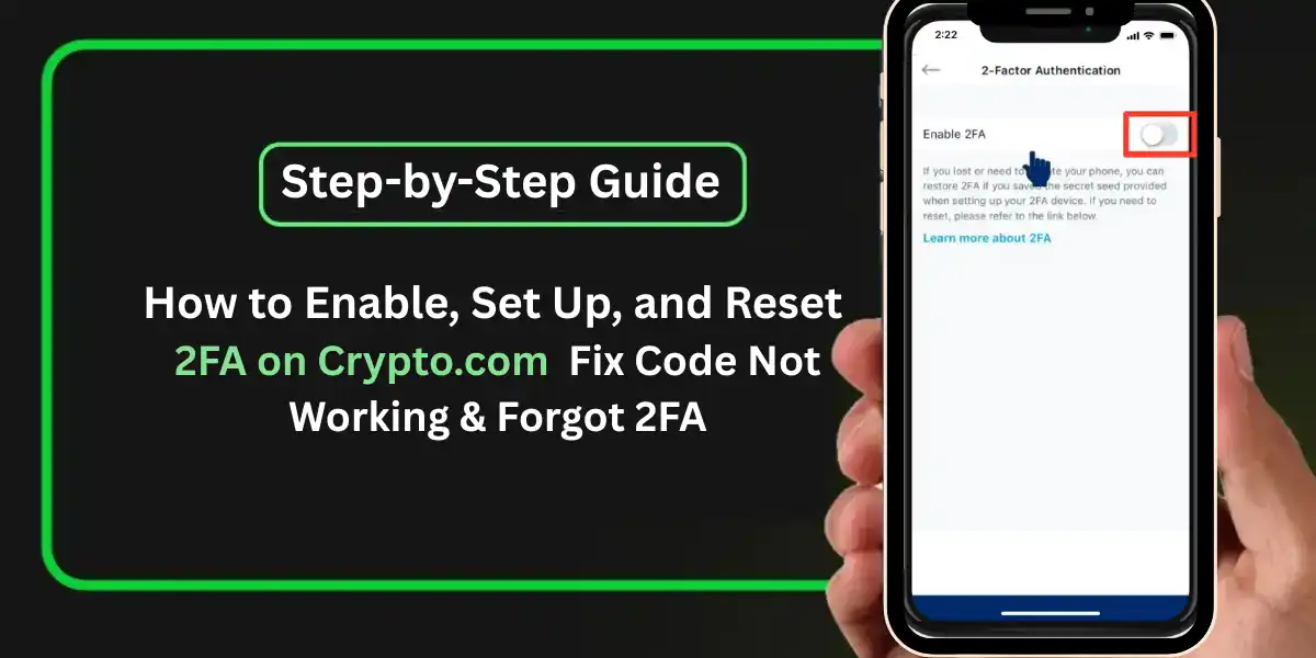 Enable Setup Reset 2fa Crypto Com
