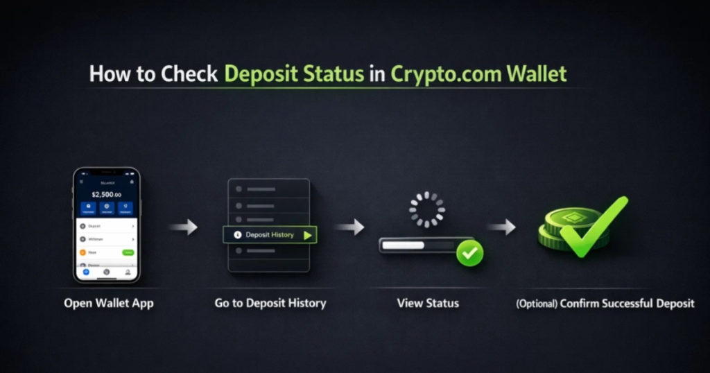 How to Check Deposit Status in Crypto.com Wallet